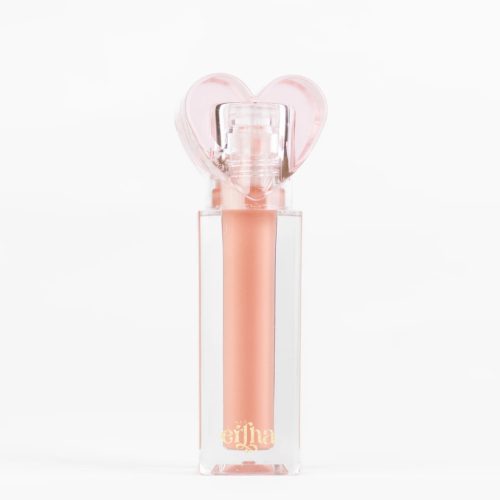 Mrs Ertha Glimmies vegán eperízű szájfény - Nude Pink