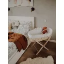 AhojBaby bükkfa állvány fonott mózeskosárhoz natural színben