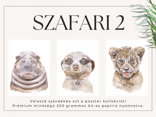 A4-es poszter kollekció - Szafari 2