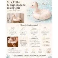 Mrs Ertha felfújható baba úszógumi 7-18kg - Little Pony