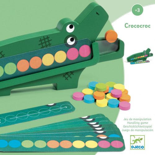 DJECO Memória játék - Színre szín kroki - Crococroc