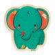 Djeco Fa puzzle - Elefánt, 14 db-os - Puzzlo Elephant