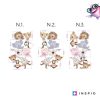 Inspi Gyerekszoba falmatrica - ZOO az ajtó körül N.2 - 9db, 14-től 29 cm-ig, bal