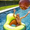 Swim Essentials felfújható matrac labdával Avocado
