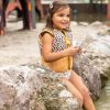 Swim Essentials úszómellény 2-3 év - Beige Leopard
