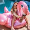 Swim Essentials ride-on matrac - Rose Gold Flamingo