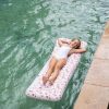 Swim Essentials felfújható matrac - Old pink Leopard