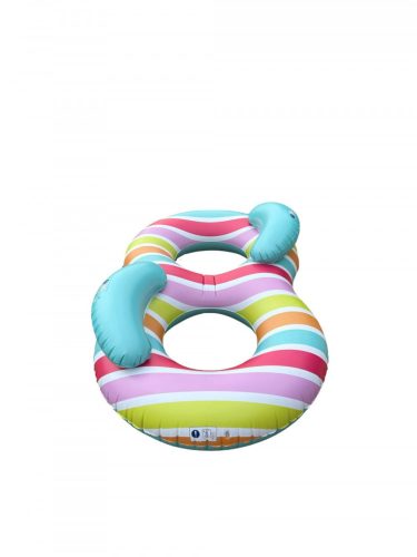 Swim Essentials dupla úszógumi 190 cm - Striped Rainbow Dubble
