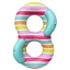 Swim Essentials dupla úszógumi 190 cm - Striped Rainbow Dubble