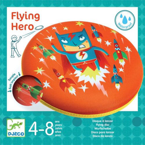 DJECO Frizbi - Hősök frizbije - Flying Hero