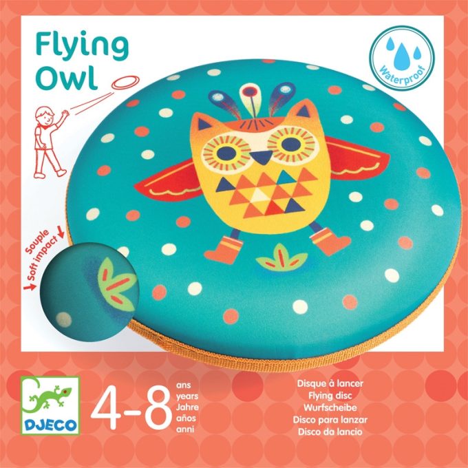 DJECO Frizbi - Baglyos - Flying Owl