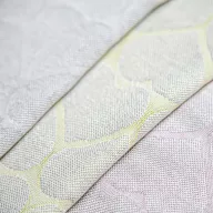 Bamboo Line Light Heart rózsaszín szívecskés bambusz takaró dekoratív csomózással