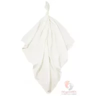 Bamboo Line Light classic bambusz takaró 120x120 cm ekrü színben felül megcsomózva