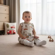   Happy tipegő hálózsák ezüst szállal - Város 80-as vékony