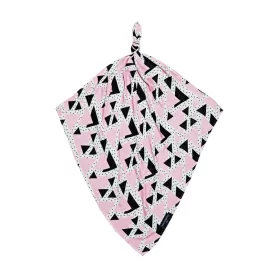   Light classic bambusz takaró 120x120 - Rózsaszín háromszögek