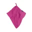 Bamboo Line 120x120 cm-es magenta színű 100% bambusz muszlin takaró csomózva