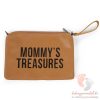 Mommy Clutch - in leatherlook bruin