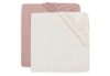 Minimal gumis lepedő csomag - Wild Rose/Ivory 60x120 cm