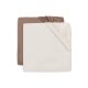 Minimal gumis lepedő csomag - Wild Rose/Ivory 60x120 cm