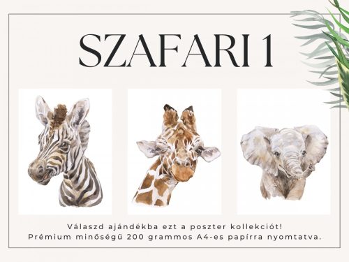A4-es poszter kollekció - Szafari 1