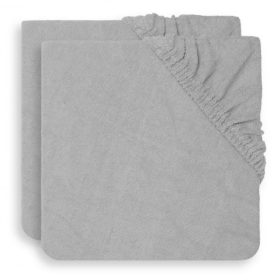 Minimal pelenkázó lap huzat - Szürke frottír 2 db-os