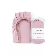 Poofi organikus pamut lepedő - Bazsarózsa 70x140-es