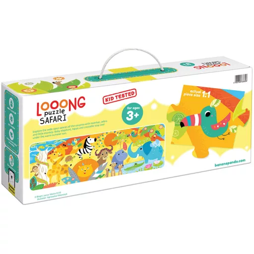 Banana Panda fejlesztőjáték - Looong Puzzle Safari