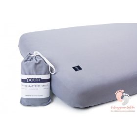 Poofi organikus pamut lepedő - Grey 60x120-as