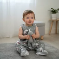   Happy tipegő hálózsák - Hinta nyulinta szürke 80-as vékony