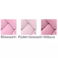   Elegance csillag díszpárna - Világos rózsaszín hímzett névvel