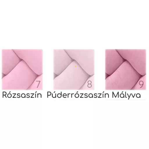 Elegance csillag díszpárna - Világos rózsaszín hímzett névvel