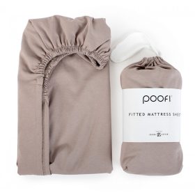 Deluxe organikus pamut lepedő - Púder 60x120-as