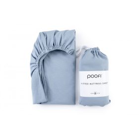 Poofi organikus pamut lepedő - Farmer kék 60x120-as