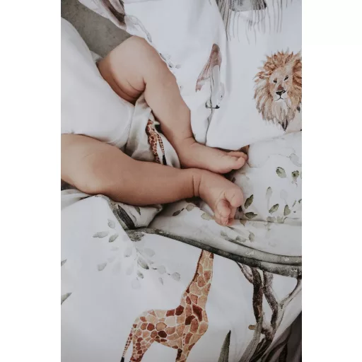 Makaszka bambusz babaágynemű szett - Szafari M