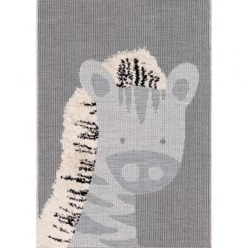 Yellow 120x170 cm-s gyerekszoba szőnyeg - Zsebi a zebra