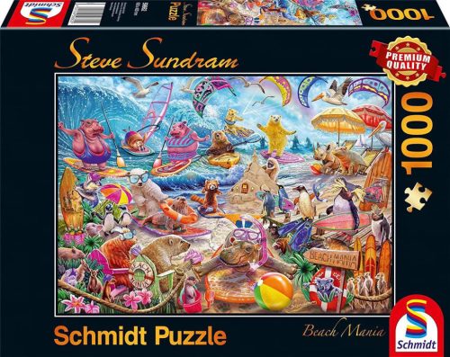 Schmidt puzzle - Steve Sundram - Beach Mania 1000 darabos