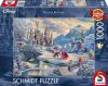 Schmidt puzzle - Szépség és a szörnyeteg téli jelenet 1000 darabos