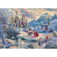   Schmidt puzzle - Szépség és a szörnyeteg téli jelenet 1000 darabos