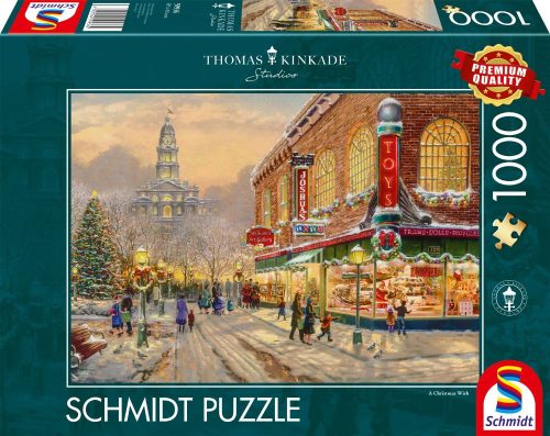 Schmidt puzzle - Karácsonyi kívánság 1000 darabos