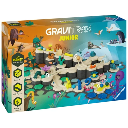 Ravensburger - GraviTrax JUNIOR kezdő készlet My my planet 200 db-os