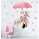 Falmatrica - Nyuszik esernyővel és pillangókkal