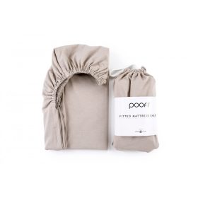 Poofi organikus pamut lepedő - Nugat 60x120-as