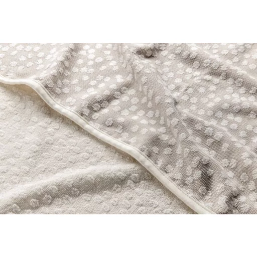 My Memi bambusz kapucnis törölköző - Beige boho dots