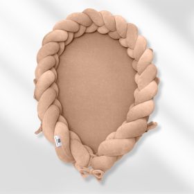 Elegance fonott 2:1-ben babafészek - Karamell