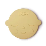 Mushie mosolygós rágóka - pasztellsárga
