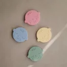 Mushie mosolygós rágóka - pasztellsárga