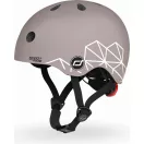 Scoot and Ride baby XXS-S sisak Brown Lines mintával, 45-51 cm méretben