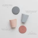 BIBS pohár szett - Púderrózsaszín