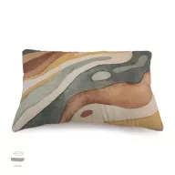 Makaszka pamut párna 40x60 cm - Szivárvány hegy