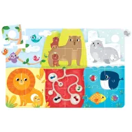 Banana Panda fejlesztőjáték - Super size animals puzzle